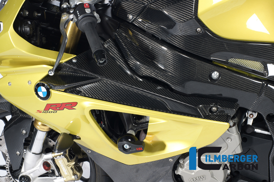 Plakettenträger links (oberes Teil des Verkleidungsseitenteils) Carbon BMW S 1000 RR Strasse (2009-2011) – Bild 4