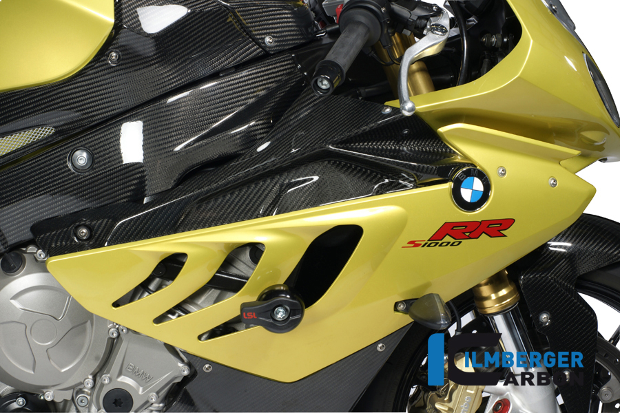 Plakettenträger rechts (oberes Teil des Verkleidungsseitenteils) Carbon BMW S 1000 RR Strasse (2009-2011) – Bild 3