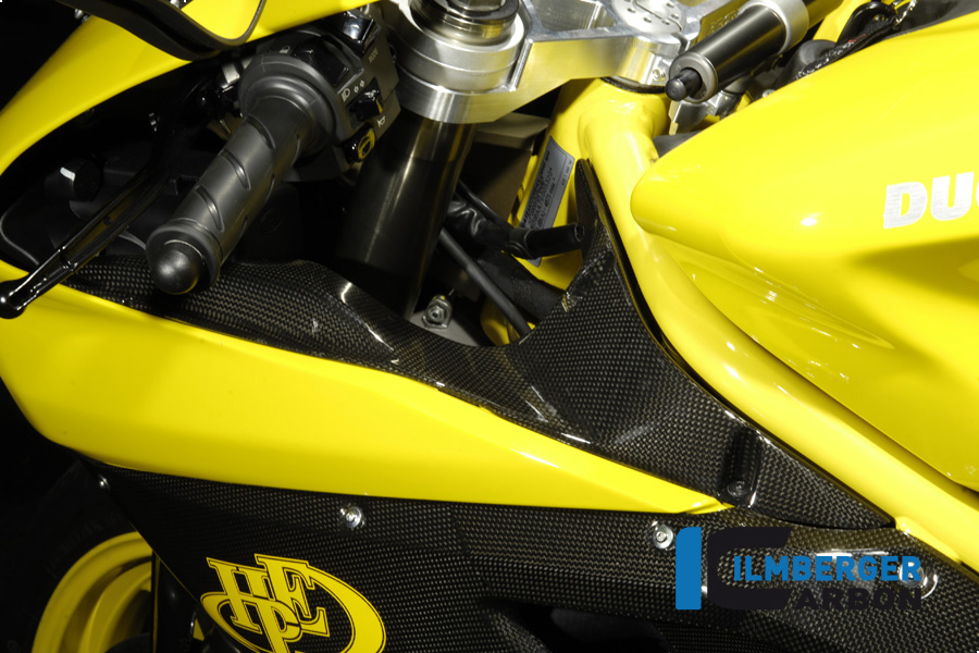Windkanalabdeckungen Paar Carbon DUCATI 848/ 1098 S/R – Bild 2