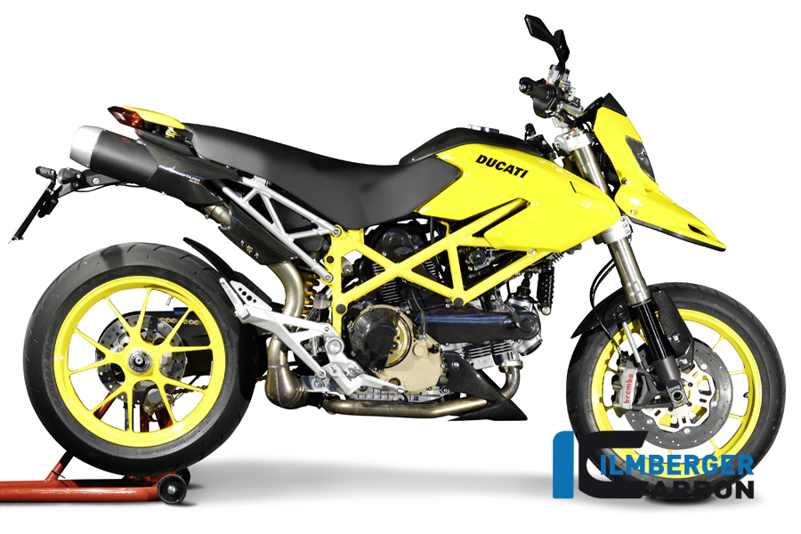 Auspuffhitzeschutz Carbon für Ducati Hypermotard 1100 Einzelstücke Einzelstücke Ducati