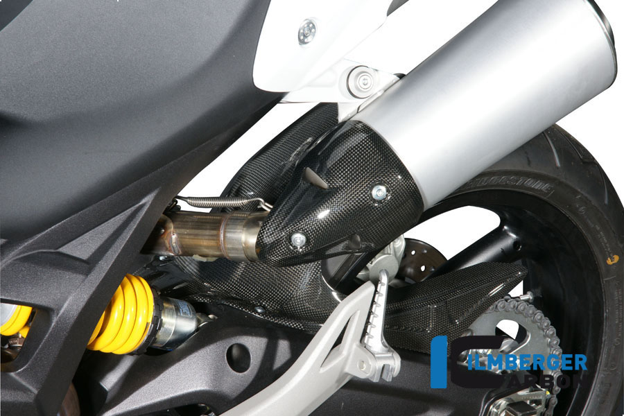 Auspuffhitzeschutz links Carbon DUCATI Monster 1100 S (2008-2014) – Bild 3