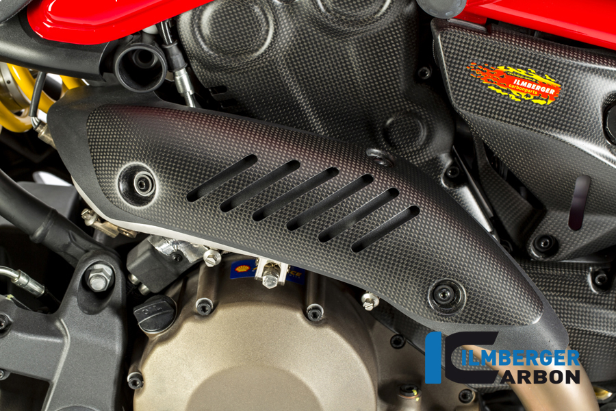 Auspuffhitzeschutz am Krümmer matt DUCATI Monster 821 – Bild 5