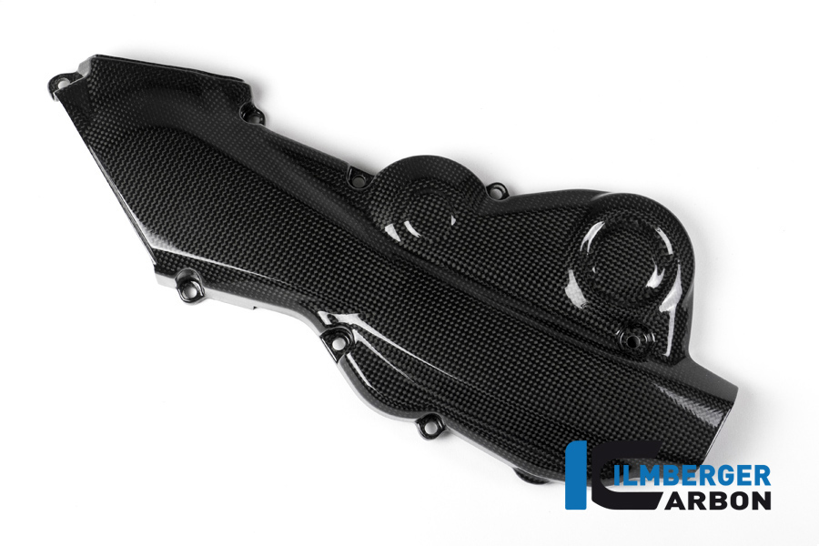 Zahnriemenabdeckung horizontal glänzende Oberfläche Carbon DUCATI Monster 1200 S (2017 2021) – Bild 2