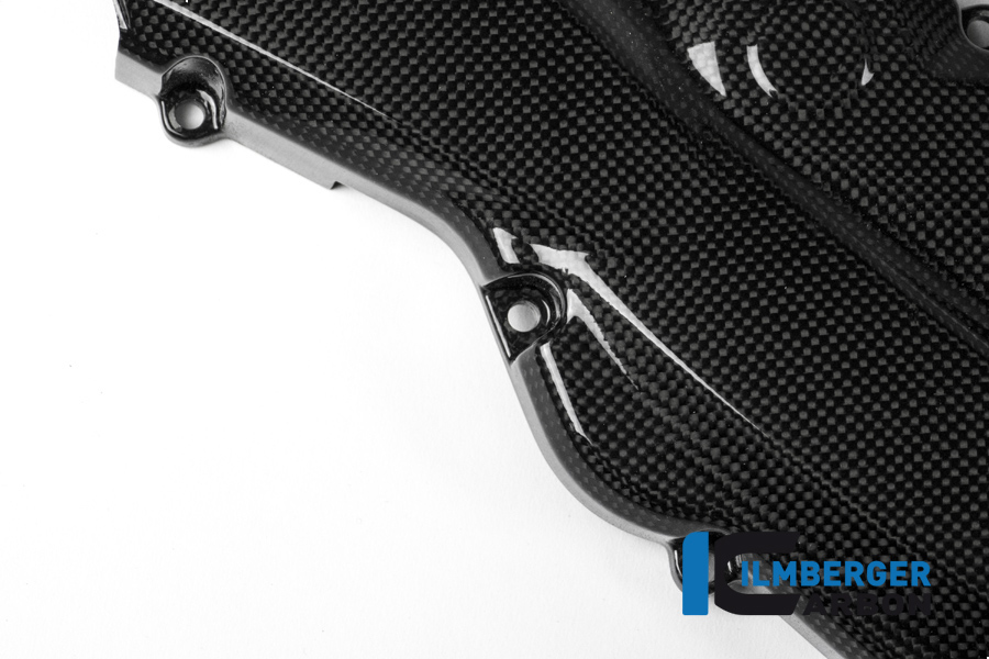 Zahnriemenabdeckung horizontal glänzende Oberfläche Carbon DUCATI Monster 1200 S (2017 2021) – Bild 4