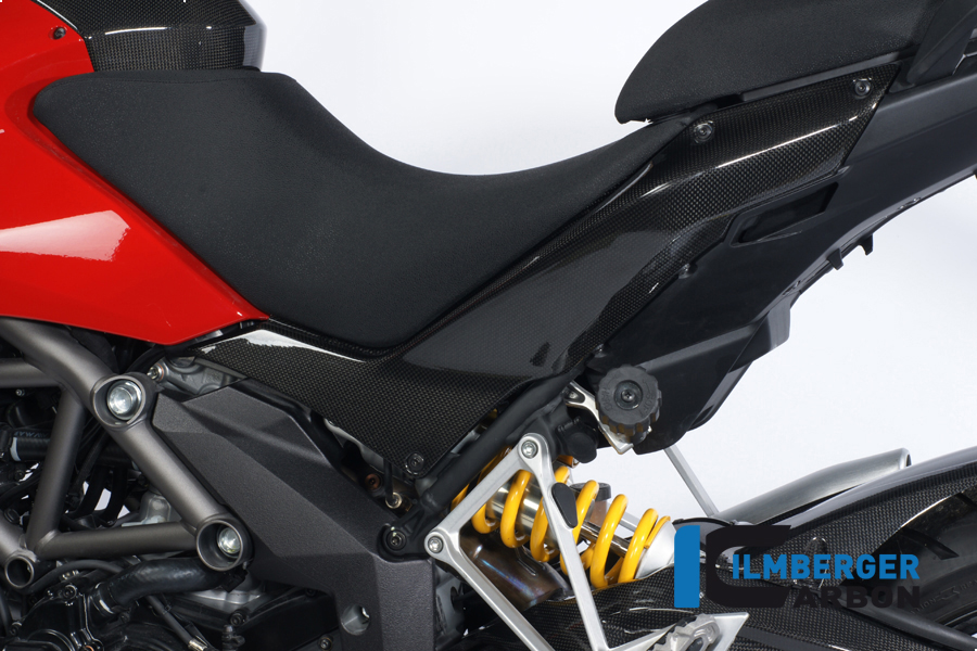 Seitendeckel unterm Sitz links Carbon DUCATI Multistrada 1200 (2010-2012)