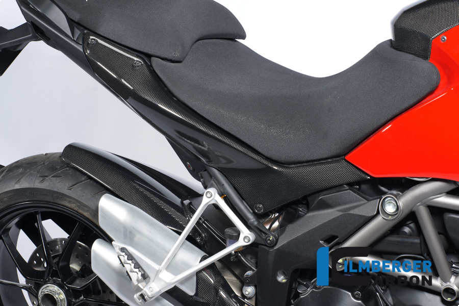 Seitendeckel unterm Sitz rechts Carbon DUCATI Multistrada 1200 (2010-2012)