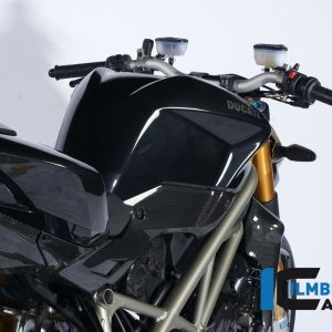 Seitendeckel unterm Sitz rechts Carbon DUCATI Streetfighter 1100