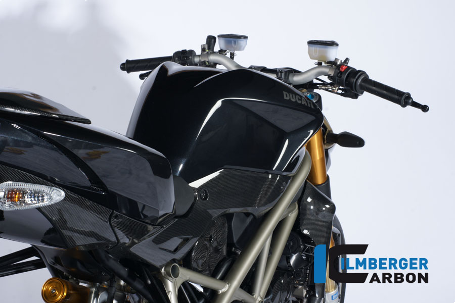 Seitendeckel unterm Sitz rechts Carbon DUCATI Streetfighter 848