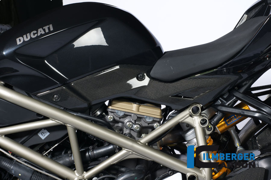 Seitendeckel unterm Sitz links Carbon DUCATI Streetfighter 848 – Bild 2