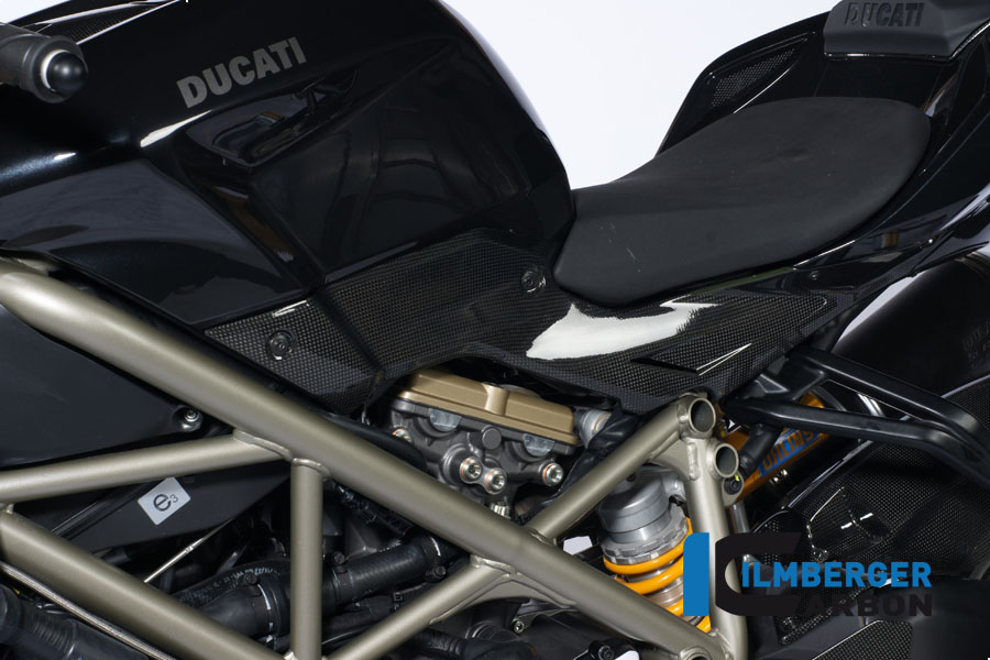Seitendeckel unterm Sitz links Carbon DUCATI Streetfighter 848 – Bild 3
