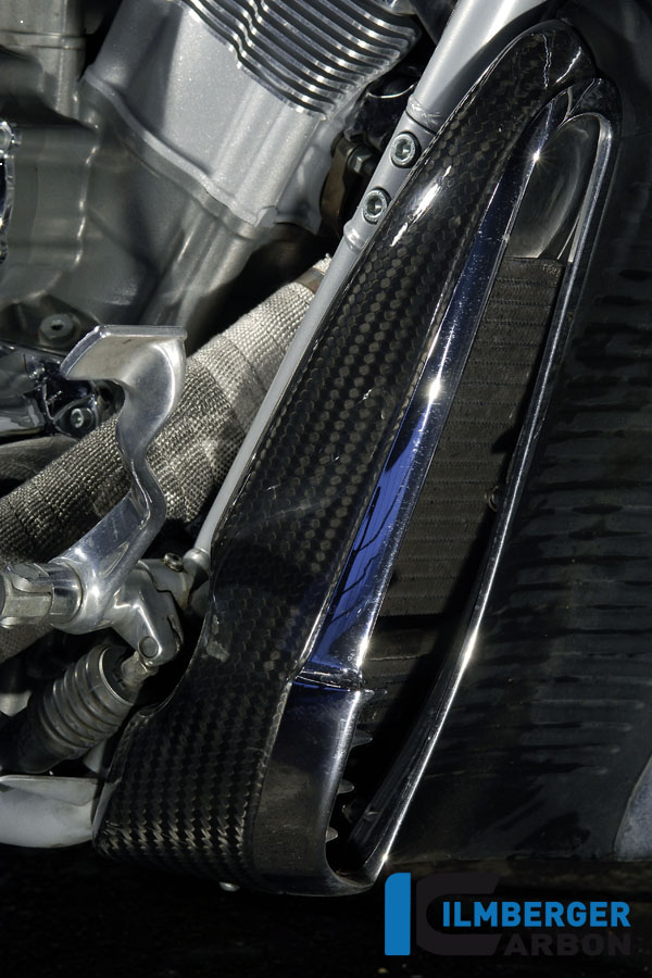 Wasserkühlerabdeckung rechts Carbon für Harley-Davidson V Rod Einzelstücke Einzelstücke Harley Davidson – Bild 3